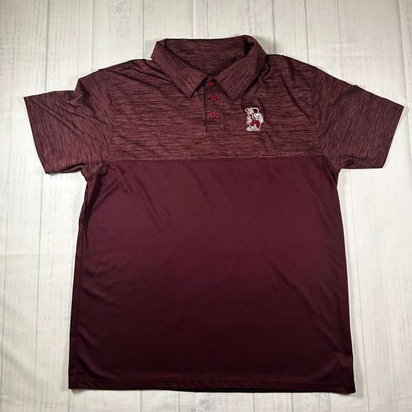 Augusta Sportswear Other - Augusta Sportswear Mens Large Maroon Space Dye Moisture Management Polo Shirt